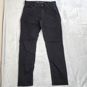 Old Navy‎ Jeans Mens 34x32 Black Wash Athletic Taper Built-In Flex Stretch Denim